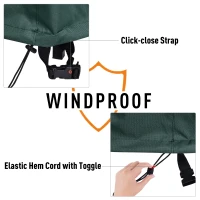 Outsunny Garden  Patio Large Furniture Set Round Cover 600D Oxford Waterproof Ф193 x 80H cm(m-6)