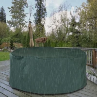 Outsunny Garden  Patio Large Furniture Set Round Cover 600D Oxford Waterproof Ф193 x 80H cm(m-2)