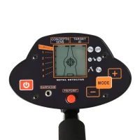 Outsunny Metal Detector Professionale, Regolabile e Impermeabile con Display LED, 23x22x114-135cm(m-8)