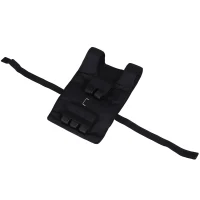 HOMCOM Gilet Zavorrato da 20 kg regolabile, in Tessuto Oxford e Acciaio, 36x52 cm, Nero(m-10)