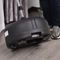 HOMCOM Punching Ball con Altezza Regolabile e Guanti Inclusi, Ф48x136-154cm, Rosso(m-6)