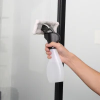 HOMCOM Lavavetri Elettrico Aspiragocce con Batteria Ricaricabile e Serbatoio Rimovibile, 19.5x12.5x33cm, Giallo(m-2)