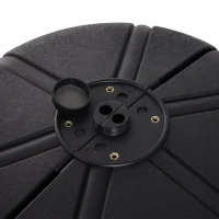 HOMCOM Sacco da Boxe da Terra con Bersagli, 70x70x176cm, Nero(m-14)