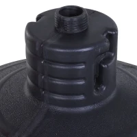 HOMCOM Sacco da Boxe da Terra con Manichino e Regolabile in Altezza Fino 190cm, Rosso e Nero(m-10)