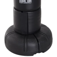 HOMCOM Sacco da Boxe da Terra con Bersagli, 70x70x176cm, Nero(m-10)