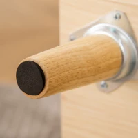 PawHut Casetta per Gatti 2 in 1 e Tavolino, Cuscino Lavabile e Gambe in Legno, 40x40x50cm(m-8)
