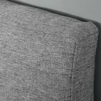 HOMCOM Testiera Letto Matrimoniale in Tessuto, Imbottita e Trapuntata a Bottoni, 160x120cm(m-8)