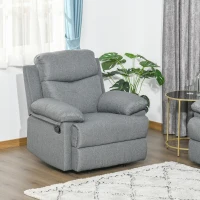 HOMCOM Tv-stoel televisiestoel ligstoel relaxstoel ligfunctie 150° verstelbaar(m-8)