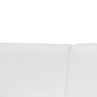 Outsunny 2 Seater Rattan Sofa with Soft Padded Cushion, All-Weather PE Wicker Weave Garden Loveseat with Armrests, Black(m-8)