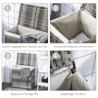 Outsunny poly-rotan wasmand(m-5)