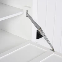 Wieszak garderoba wieszak na ubrania z ławką haki na ubrania MDF biały(m-9)