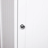 Kleankin Badkamerkast keukenkast woonkamerkast hoge kast verstelbare planken hout(m-6)