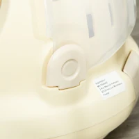 PawHut Cusca pentru Transportul Pisicilor Rotunda, din PP, Φ41x35.2cm, Bej(m-9)
