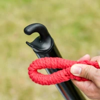 Outsunny Structura pentru Hamac Universal de 3m, Suport din Metal, 300x90x100cm, Negru(m-9)