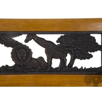 Outsunny ŁAWKA OGRODOWA DLA DZIECI PARKOWA DREWNIANA(m-5)