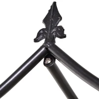 Outsunny® Pflanzbogen Torbogen Rankgitter Rosenbogen Garten Wetterfest H250 cm Metall(m-5)