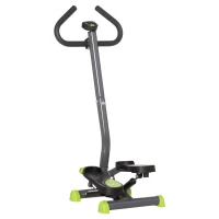 HOMCOM stepper cu maner, monitor LCD, 55x 44 x108cm, gri(m-1)