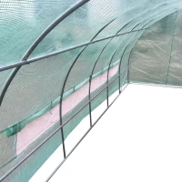 Outsunny® Gewächshaus mit 2 Fenstern Foliengewächshaus 18 m²(m-7)