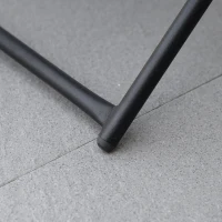 Outsunny opvouwbare bijzettafel met rotaneffect, grijs, 40 x 40 x 40 cm(m-7)