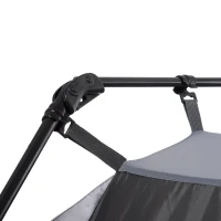 Outsunny namiot kempingowy siatka namiot moskitiera dla 4-6 osób z torbą(m-6)