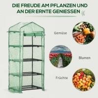 Outsunny kas donkergroen 69 x 50 x 160 cm(m-7)