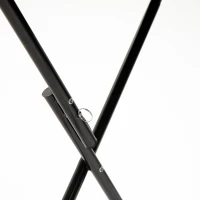 Outsunny Klapptisch in Rattanoptik, Braun, 60 x 60 cm(m-7)