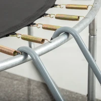 HOMCOM 6-10ft Trampoline Ladder Galvanized w/ Non-slip Mat(m-8)