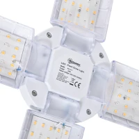 Outsunny LED Grow Light, Full Spectrum Foldable 20W Plant Grow Lamp with E27 Base and 240Pcs LEDs for Indoor Hydroponics Greenhouse Plants Seedling, Growing, Blooming(m-9)