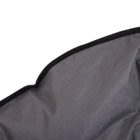 Outsunny Garden Folding Portable Padded Saucer Moon Chair Padded Round Outdoor Camping Travel Fishing Seat  Grey(m-8)