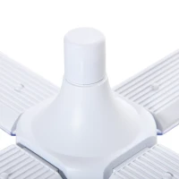 Outsunny LED Grow Light, Full Spectrum Foldable 20W Plant Grow Lamp with E27 Base and 240Pcs LEDs for Indoor Hydroponics Greenhouse Plants Seedling, Growing, Blooming(m-7)