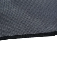 Outsunny Free Standing Texteline Hammock Bed Patio Garden Sun Lounger with Stand & Pillow - Grey(m-8)