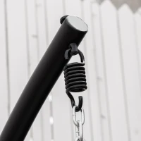 Outsunny wiszący kosz na krzesło z wiszącą huśtawką ze składaną poduszką(m-8)