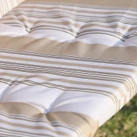 Outsunny Swing Chair, 170Lx110Wx153H cm-Light Brown/Brown/Beige(m-10)