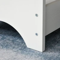 HOMCOM Foldable Dining Table Drop-Leaf Folding Desk Side Console with Storage Shelf for Kitchen,Dining Room(m-11)