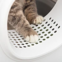 PawHut Litiera Deschisa pentru Pisici – Cu Capac si Lopatica(m-8)