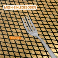 HOMCOM Rollwagen Küchenwagen mit Rollen Küchenregal Metallregal mit 2 Ebenen Badregal Aufbewahrungswagen Servierwagen Stahl Schwarz 70 x 33,4 x 80,5 cm(m-6)