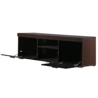 HOMCOM Moderno Mobile Porta TV con Due Ante in Legno 140 x 40 x 44cm(m-9)