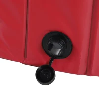 PawHut piscina pentru caini, pliabila, 160x30cm, rosie(m-9)