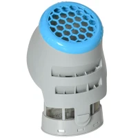 Outsunny Aspirateur de piscine électrique portable rechargeable avec brosse et cartouche filtrante, multi-vitesse, sans fil - gris et bleu(m-8)