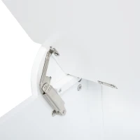 HOMCOM Hall Tree with Storage Bench Coat Racks 4 Hooks Wooden Seat Space Saving Simple Robust White(m-9)