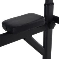 HOMCOM Multi-Function Power Tower Home Gym Equipment-Black(m-10)