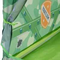 HOMCOM Cort de Joaca pentru Copii 3+ Ani pentru Intern si Extern Verde 93x69x103cm(m-12)