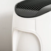 Oczyszczacz powietrza HOMCOM z filtrem HEPA do 25-35 m³, Purifier dla alergików w pomieszczeniach dla palaczy, usuwa kurz z trybem cichego snu i timerem, ABS, 32,7 x 22 x 55,8 cm(m-5)