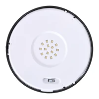 Outsunny Candeeiros de Pé de Exterior Altura 91,5cm com Luz LED Solar Sensor Crepúsculo e Brilho Variável Conjunto de 2 Candeeiros de Jardim IP44 para Pátio Parque Exterior Preto(m-9)