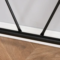 HOMCOM Gaming-tafel PC-tafel bureau met koptelefoonhaak bekerhouder computertafel metaal MDF zwart 108 x 66 x 77 cm(m-9)