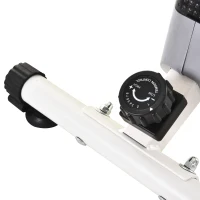 HOMCOM Hometrainer, mini-fiets, pedaaltrainer, trainingsfiets met LCD-display, 8-niveaus magnetische weerstand, staal, grijs, 40 x 62 x 38 cm(m-8)