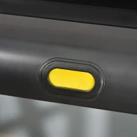 HOMCOM elektrische loopband opvouwbaar met 12 vooraf ingestelde programma's met LED-display bekerhouder en gsm-houder zeer geschikt voor home gym indoor fitness zwart 134 x 60 x 118 cm(m-9)