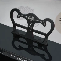 HOMCOM Kinder Elektronisches Klavier Mini-Klavier 25 Tasten Kinderpiano Keyboard für 3-6 Jahre Musikinstrument inkl. Notenpult ABS Schwarz 39,5 x 23,5 x 38,5 cm(m-8)