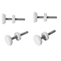 HOMCOM Türschutzgitter Treppenschutzgitter für 6-24 monatliche Kinder Türöffnungen Flure Treppen 97-108 cm breit erweiterbar Weiß(m-8)