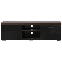 HOMCOM Mobilier Modern pentru TV cu 2 uși din lemn, 140x40x44cm(m-4)